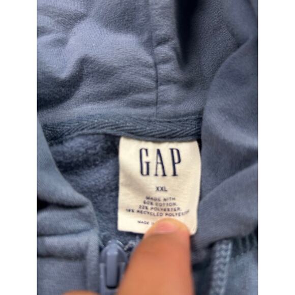 Gap University Blue / Baby Pink Zip Up Jacket - Picture 4 of 4